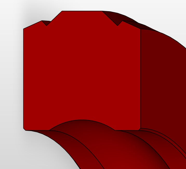 Double Acting Simple Piston Seal