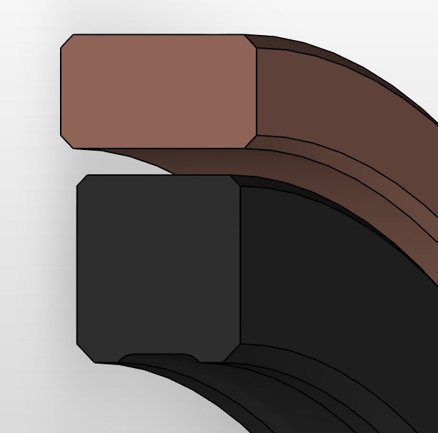 U-Ring Activated Piston Seal