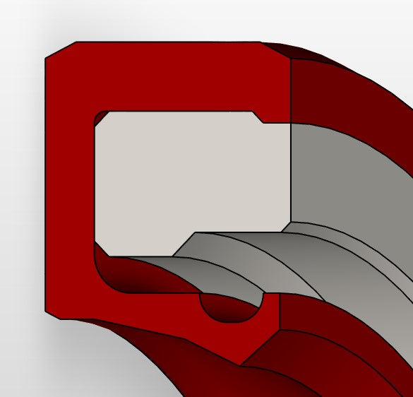 Radial – Single Acting Complex Rotary Seal