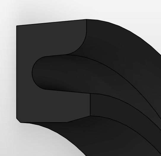 Inverted Radial – Single Acting Simple Rotary Seal