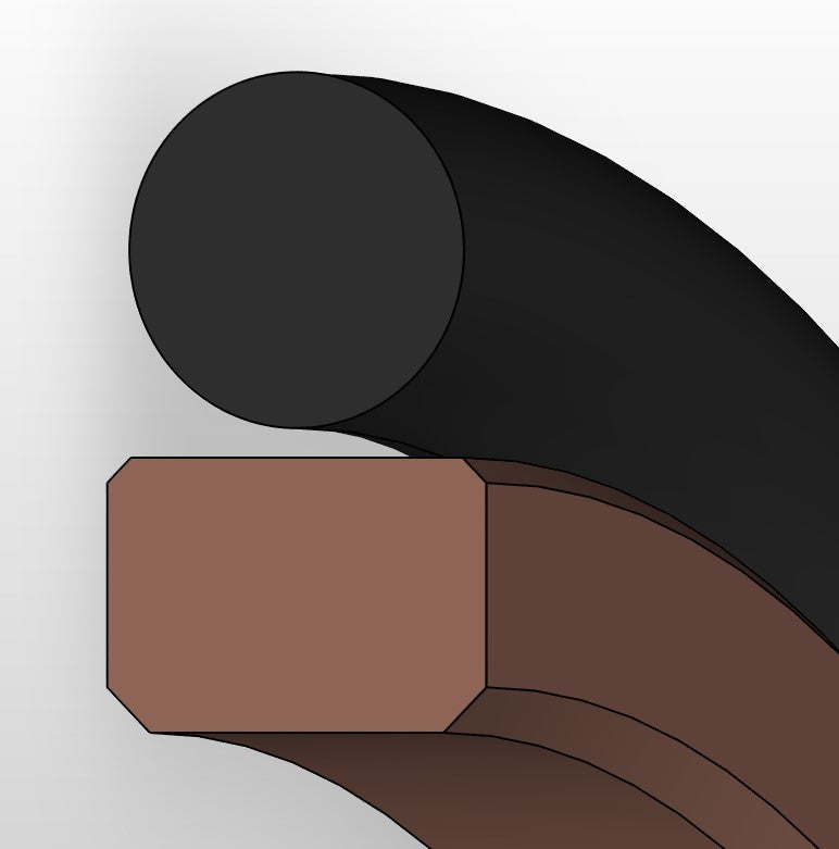 O-Ring Activated Rod Seal