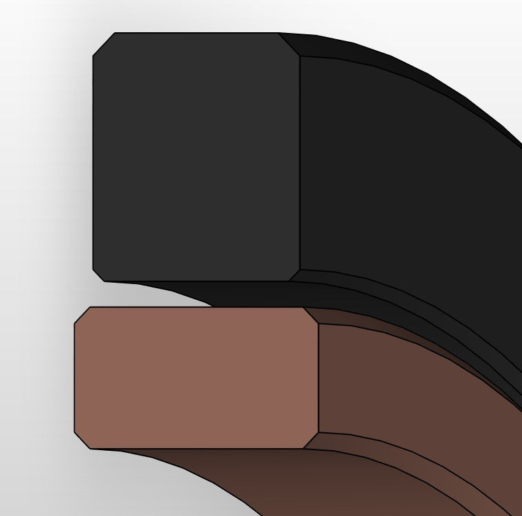 Square Ring Activated Rod Seal