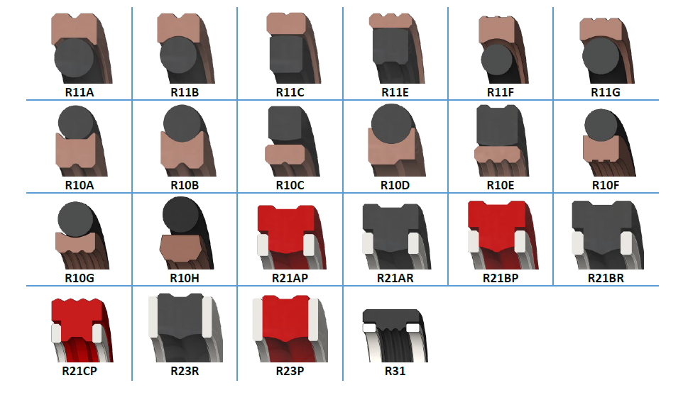 Radial - Double Acting Complex Rotary Seal