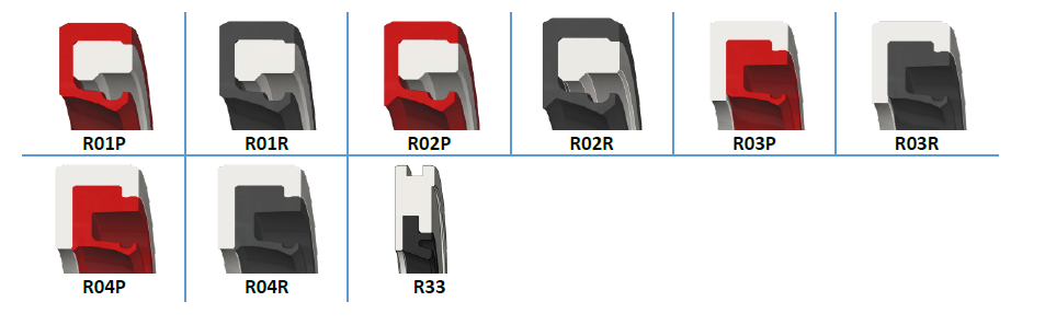 Radial – Single Acting Complex Rotary Seal