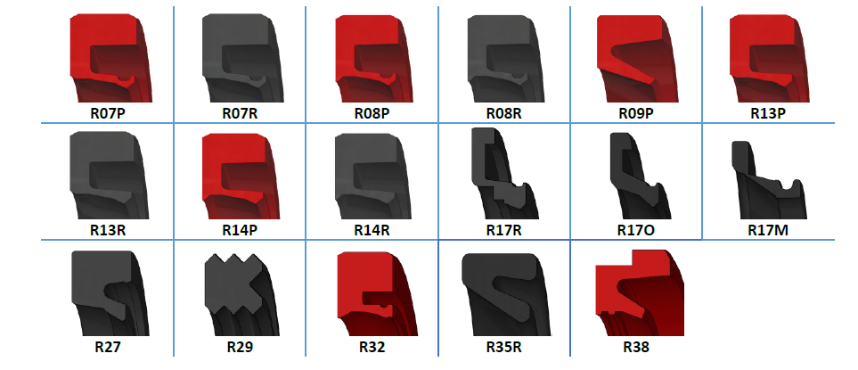 Radial – Single Acting Simple Rotary Seal