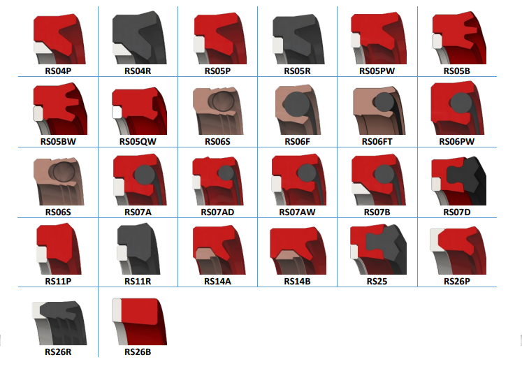 Single Acting Complex Rod Seal