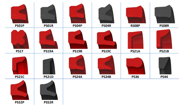 Single Acting Simple Piston Seal