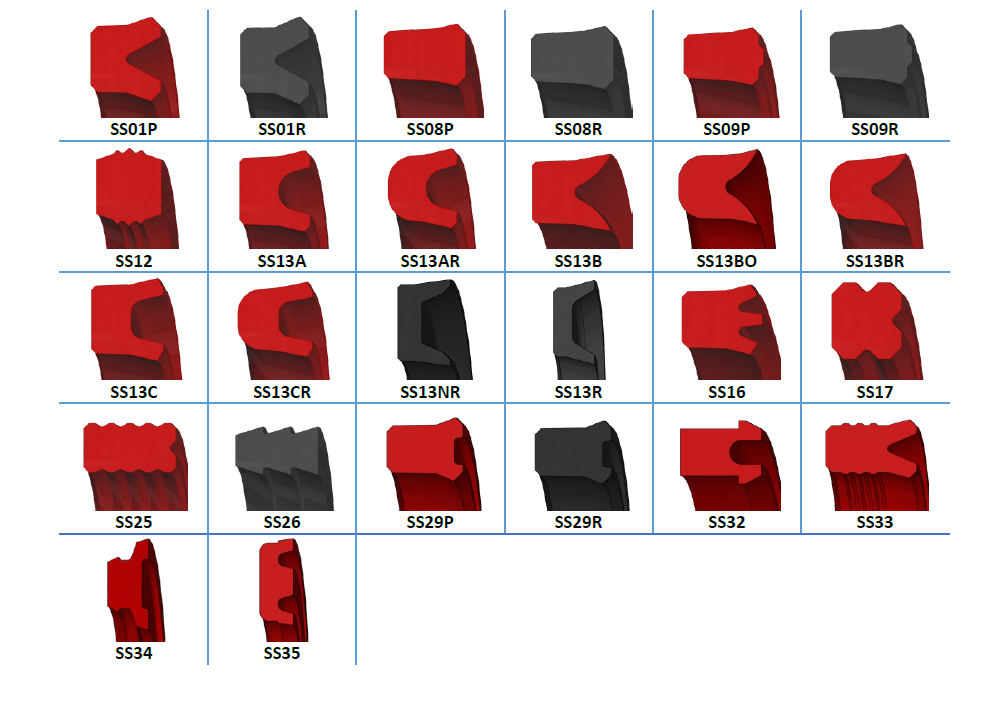 Single Acting Simple Symmetrical Seal